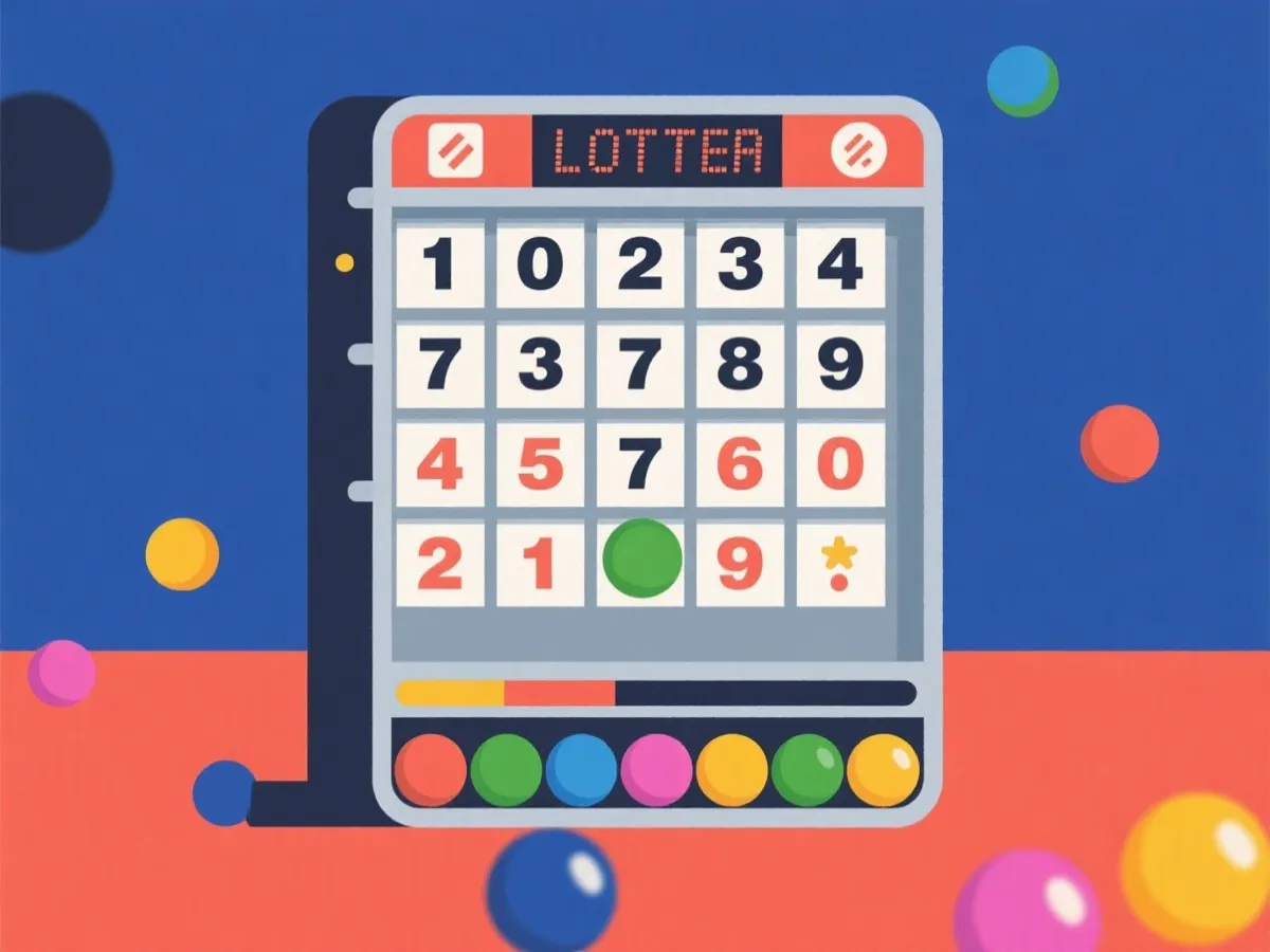 台灣大樂透開獎網開獎結果查詢示意圖